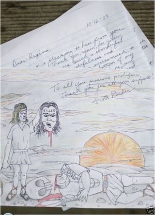 Illustration for article titled Despite Efforts, Tiller Murderer's Drawings Added To eBay